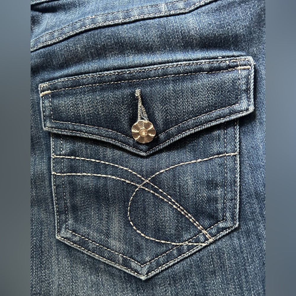 INC 4 Button Embellished Bootcut Jeans - Size 10’ - Picture 5 of 6